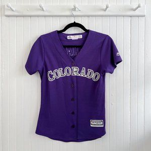 Vintage Colorado Rockies Majestic Athletic Baseball Jersey